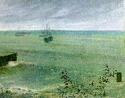 James Abbott McNeil Whistler Symphony in Grey and Green oil painting picture wholesale